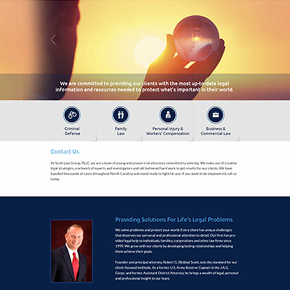 Lawyer website created for A Thomson Reuters company